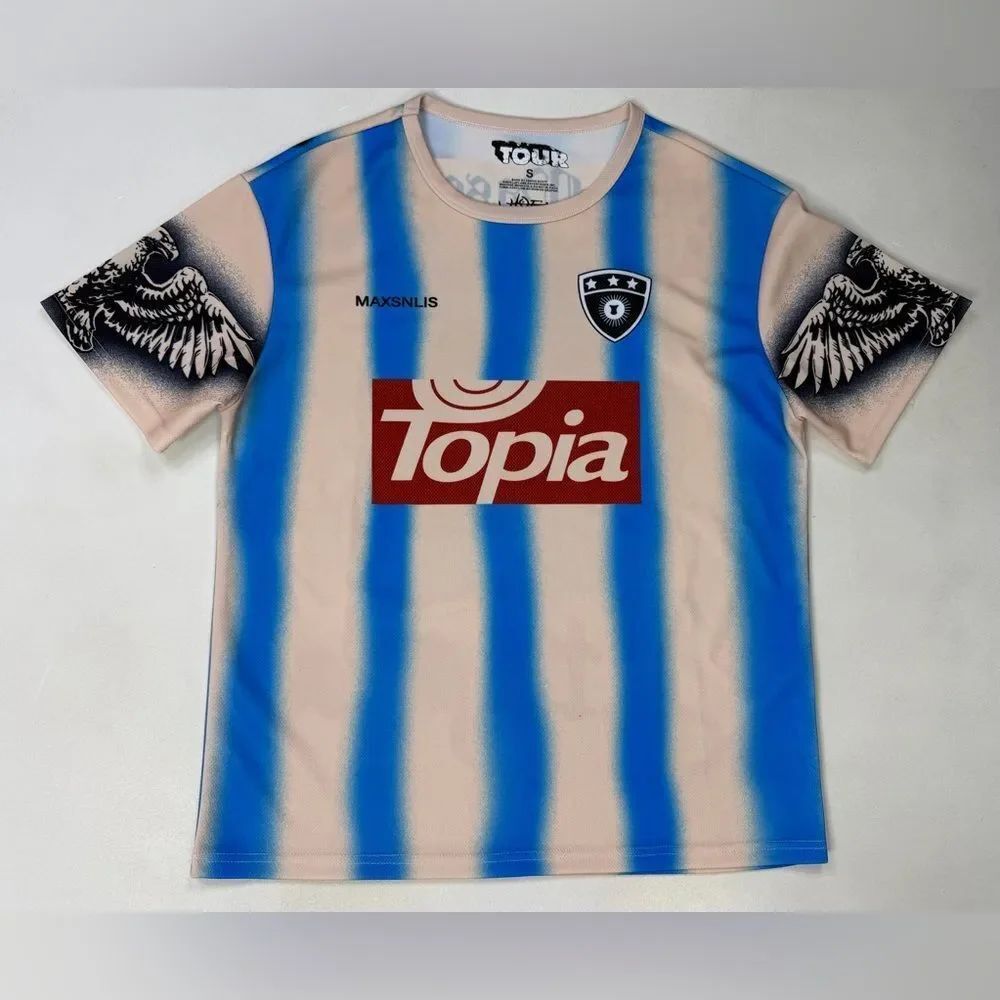 Travis Scott Utopia Argentina Graphic Jersey Men Small Tour Merch Music